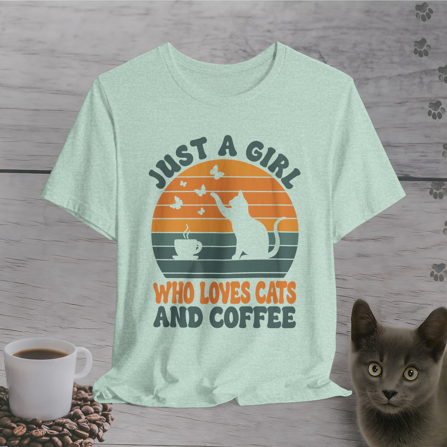 Coffee and Cats Forever T-Shirt
