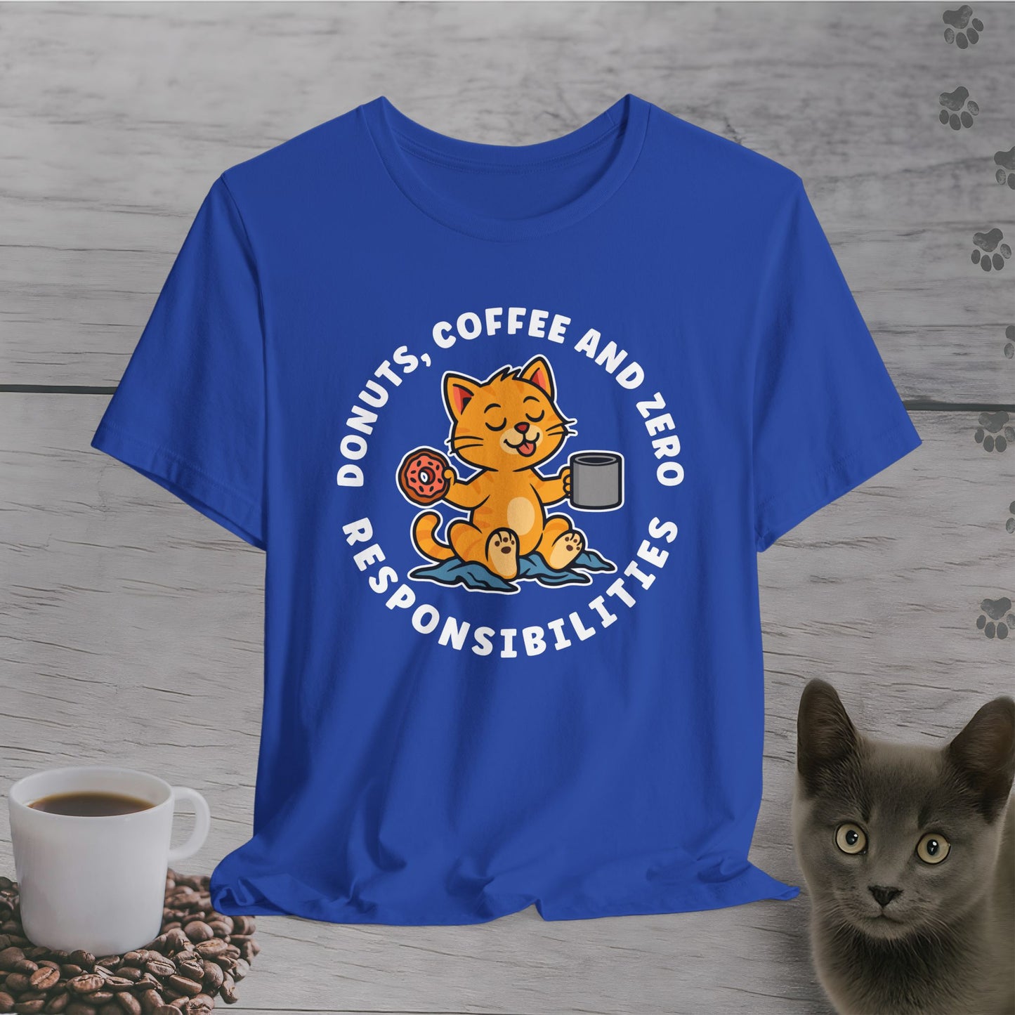 Zero Responsibilities Cat T-Shirt