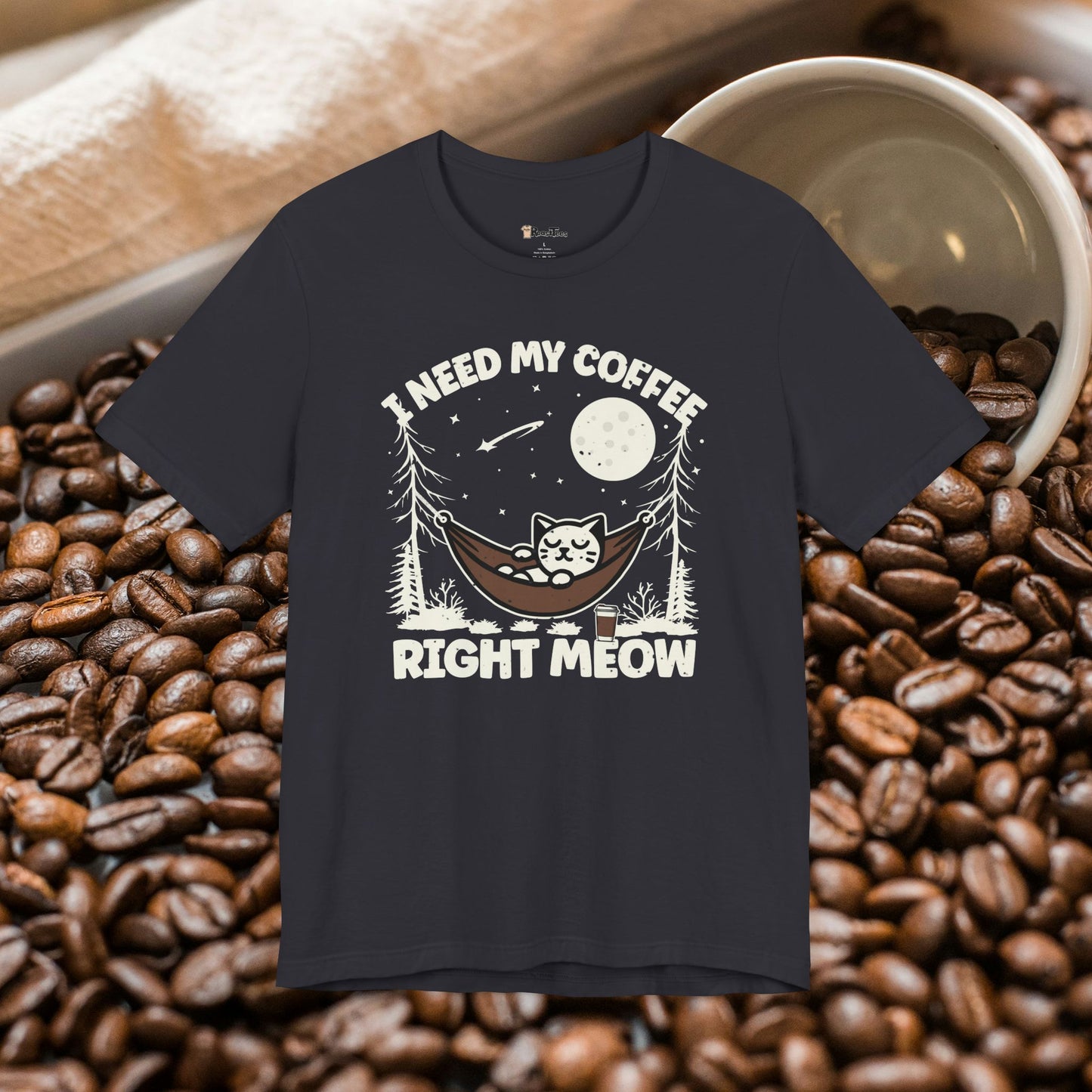 I Need My Coffee Right Meow T-Shirt