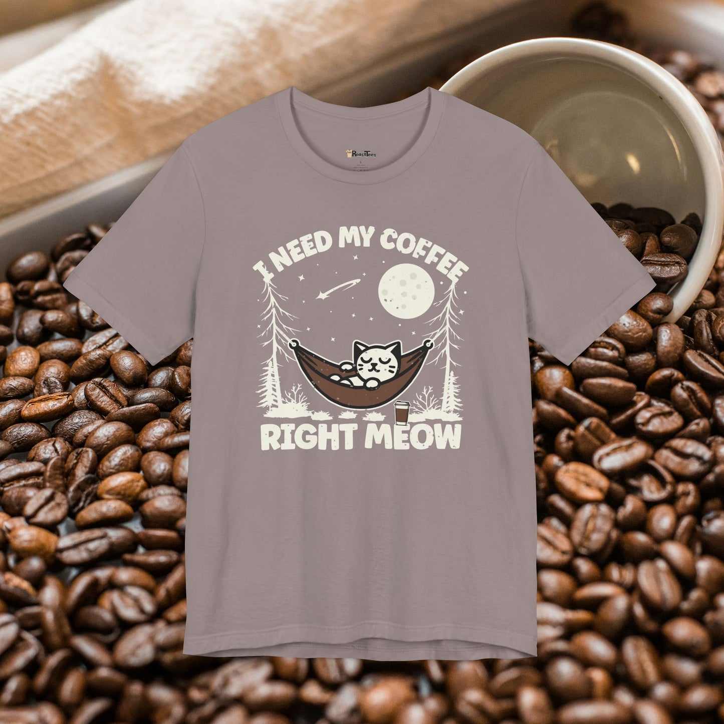 I Need My Coffee Right Meow T-Shirt