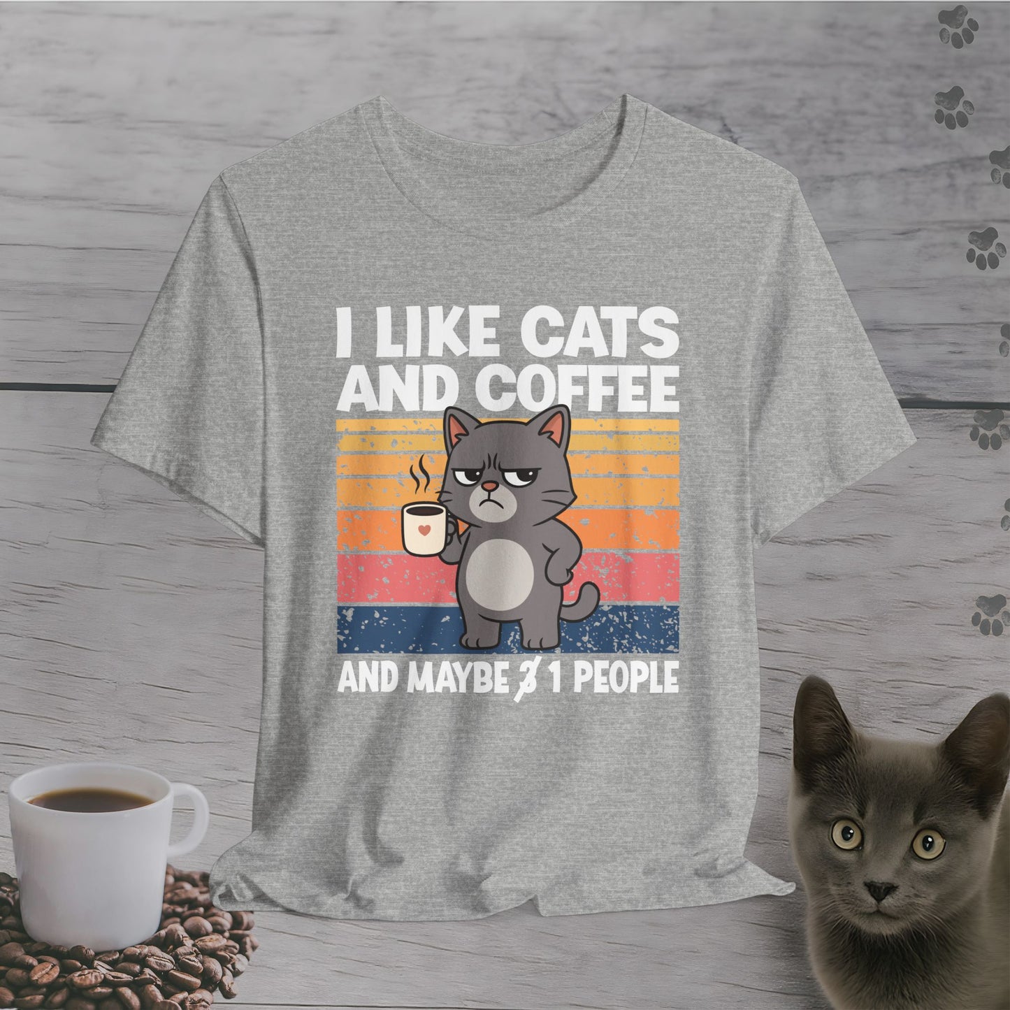 Maybe 1 Person Cat T-Shirt