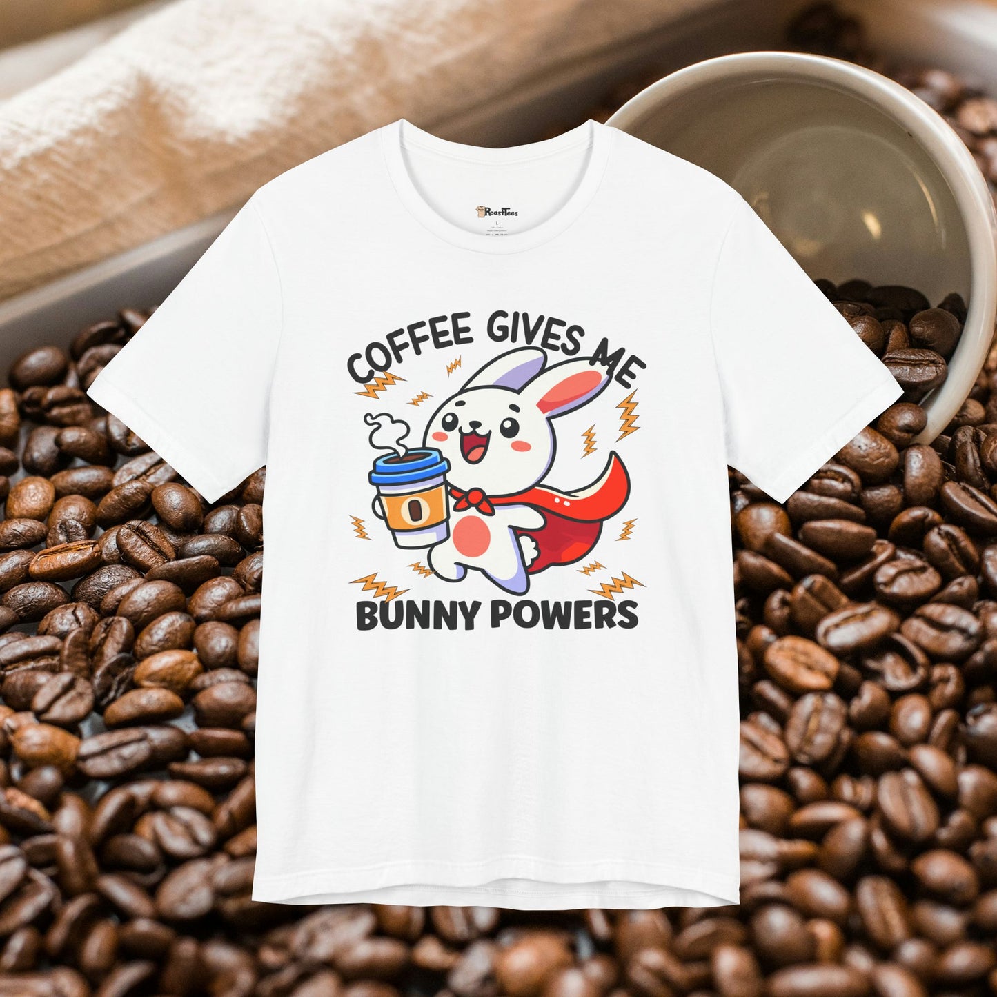 Coffee Gives Me Bunny Powers T-Shirt