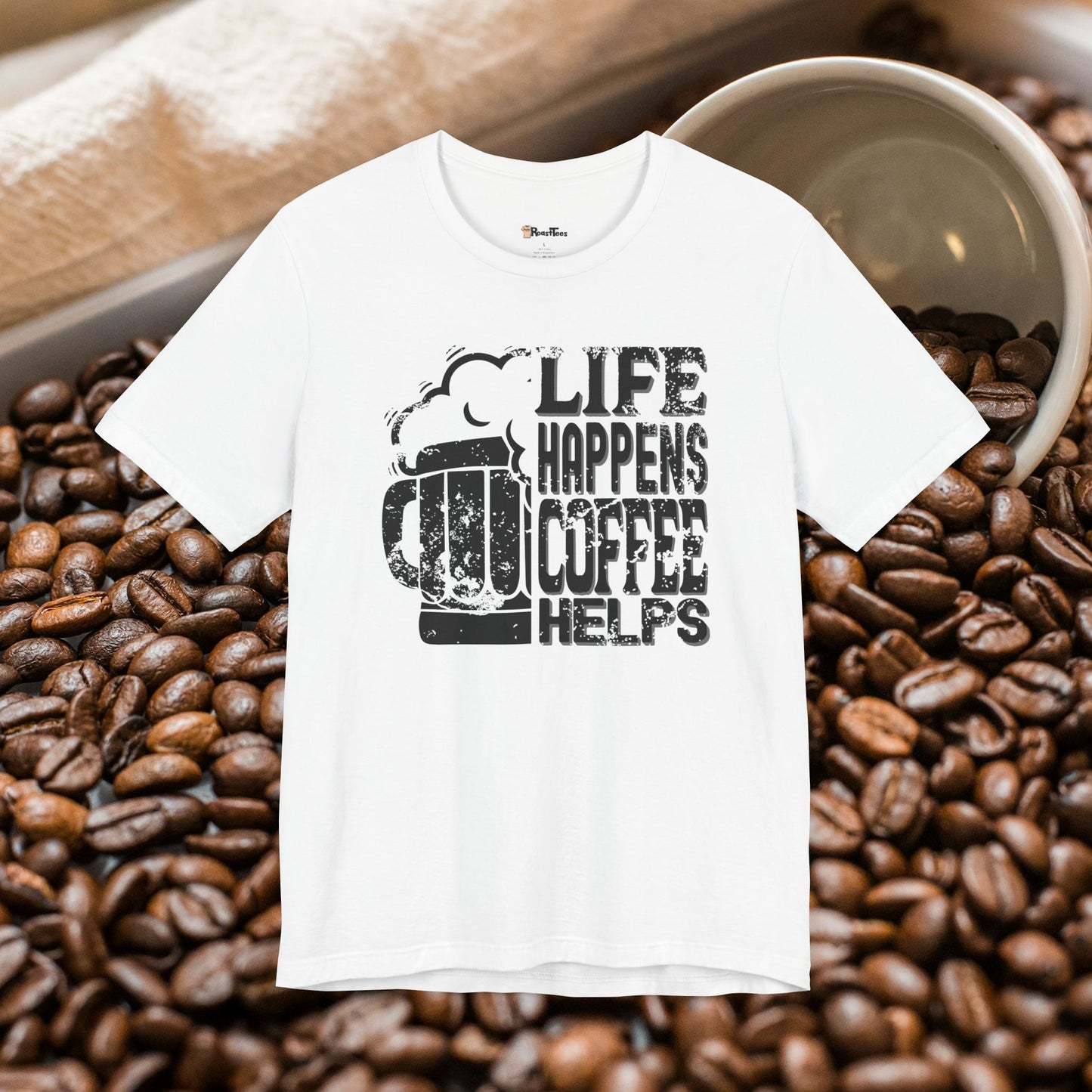 Ironic Coffee Helps T-Shirt