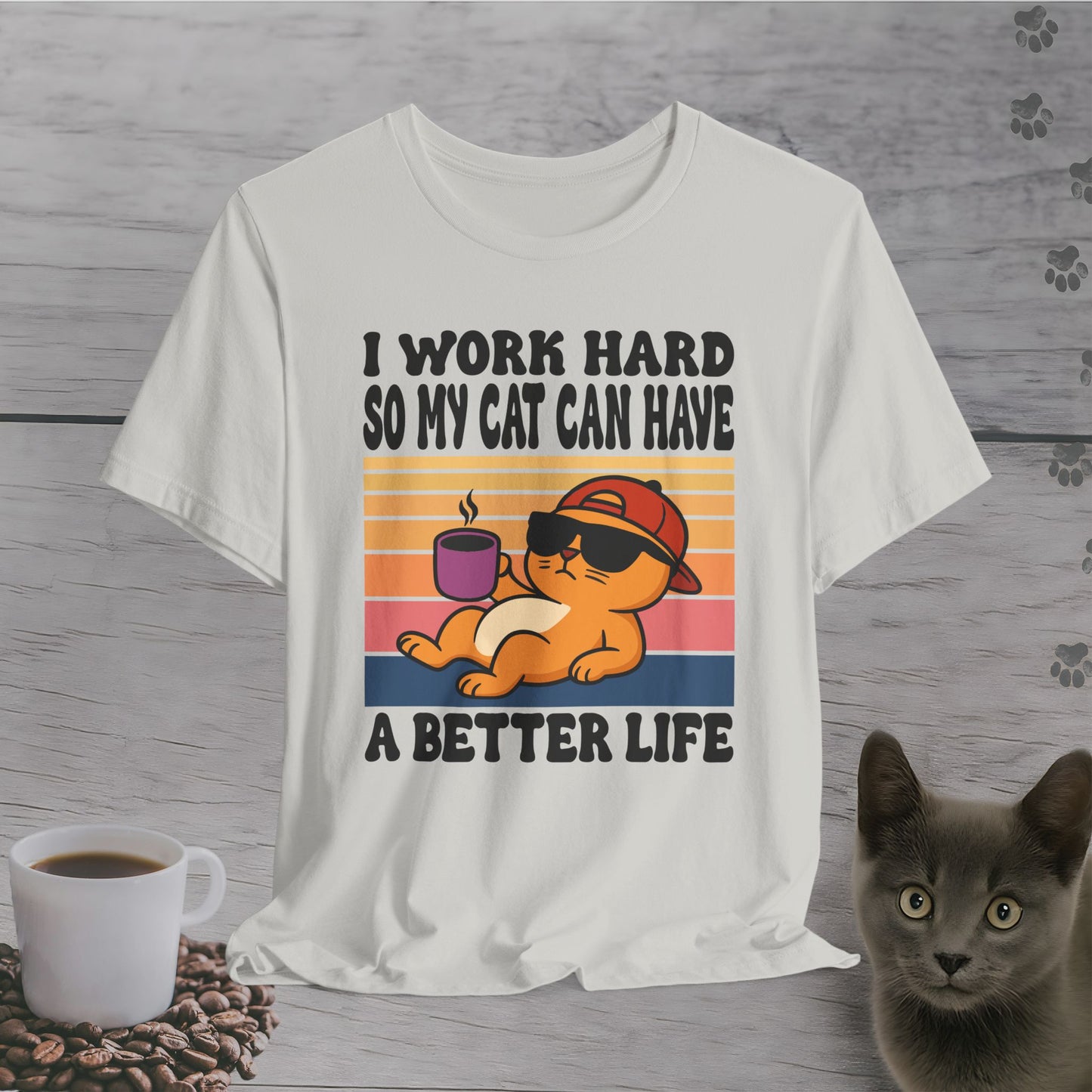 Working for the Cat T-Shirt