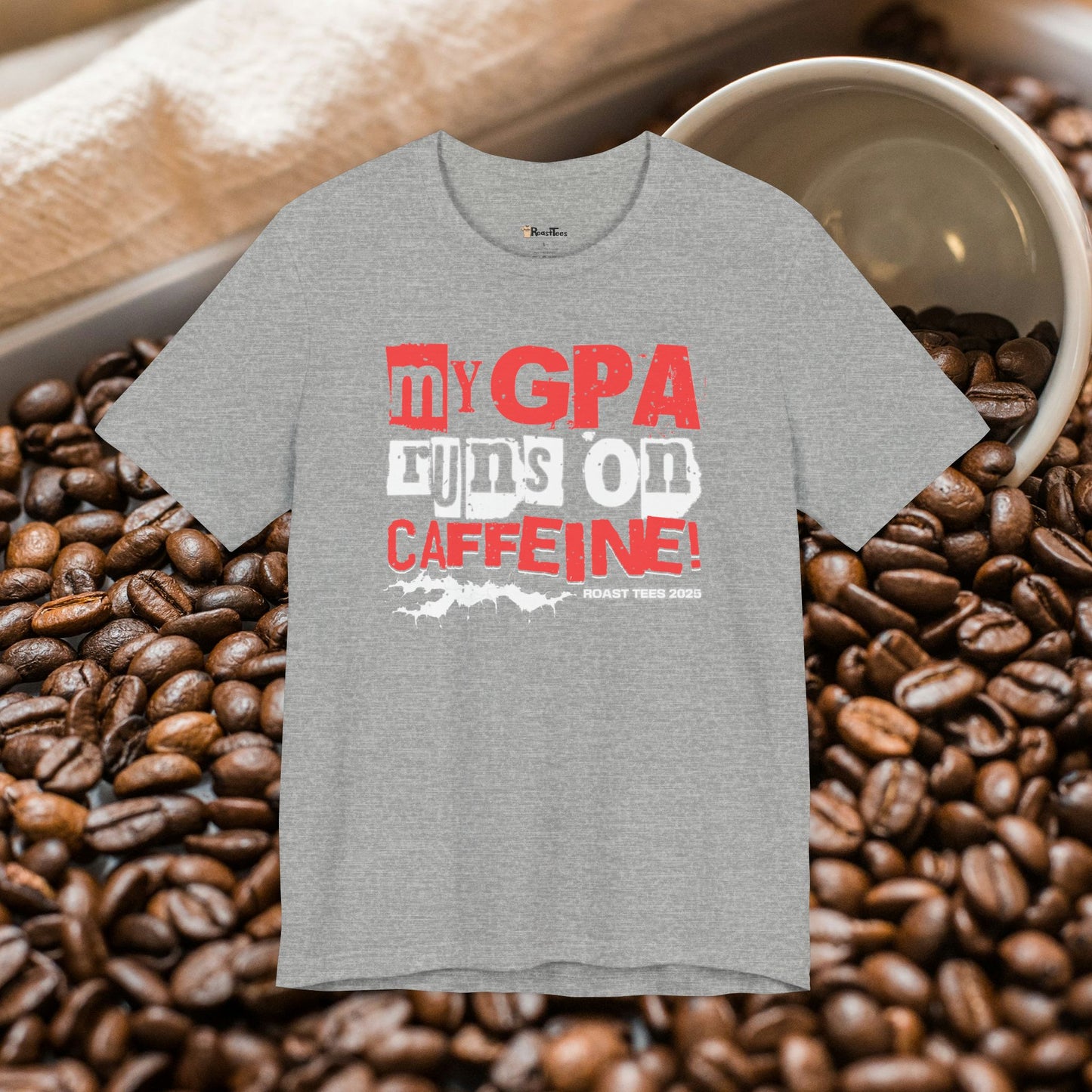 My GPA Runs on Caffeine T-Shirt