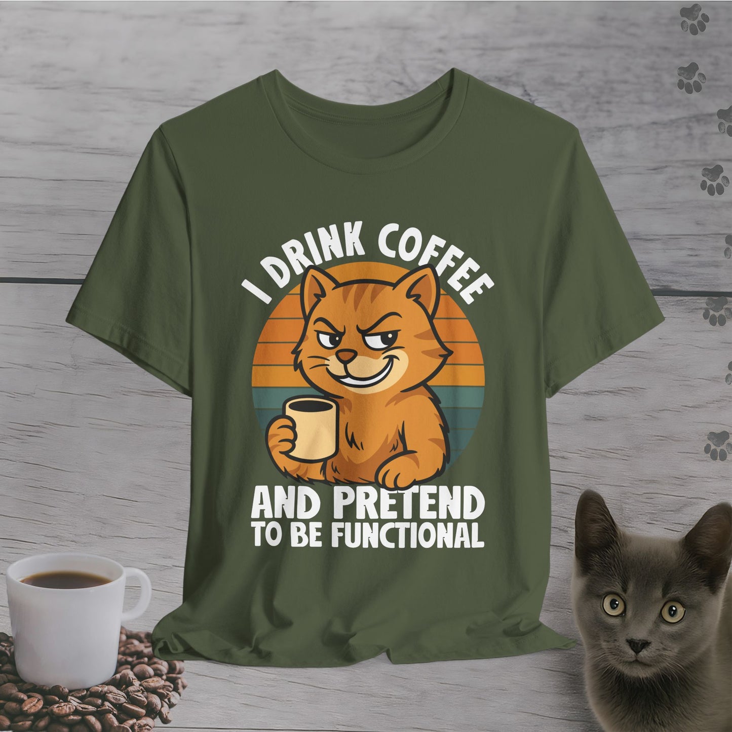 Pretend to Be Functional Cat T-Shirt