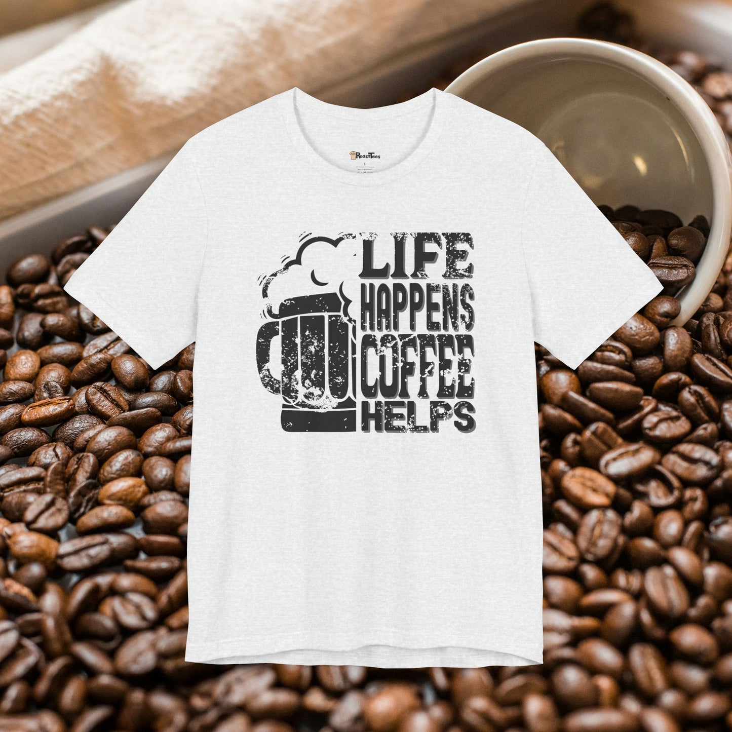 Ironic Coffee Helps T-Shirt