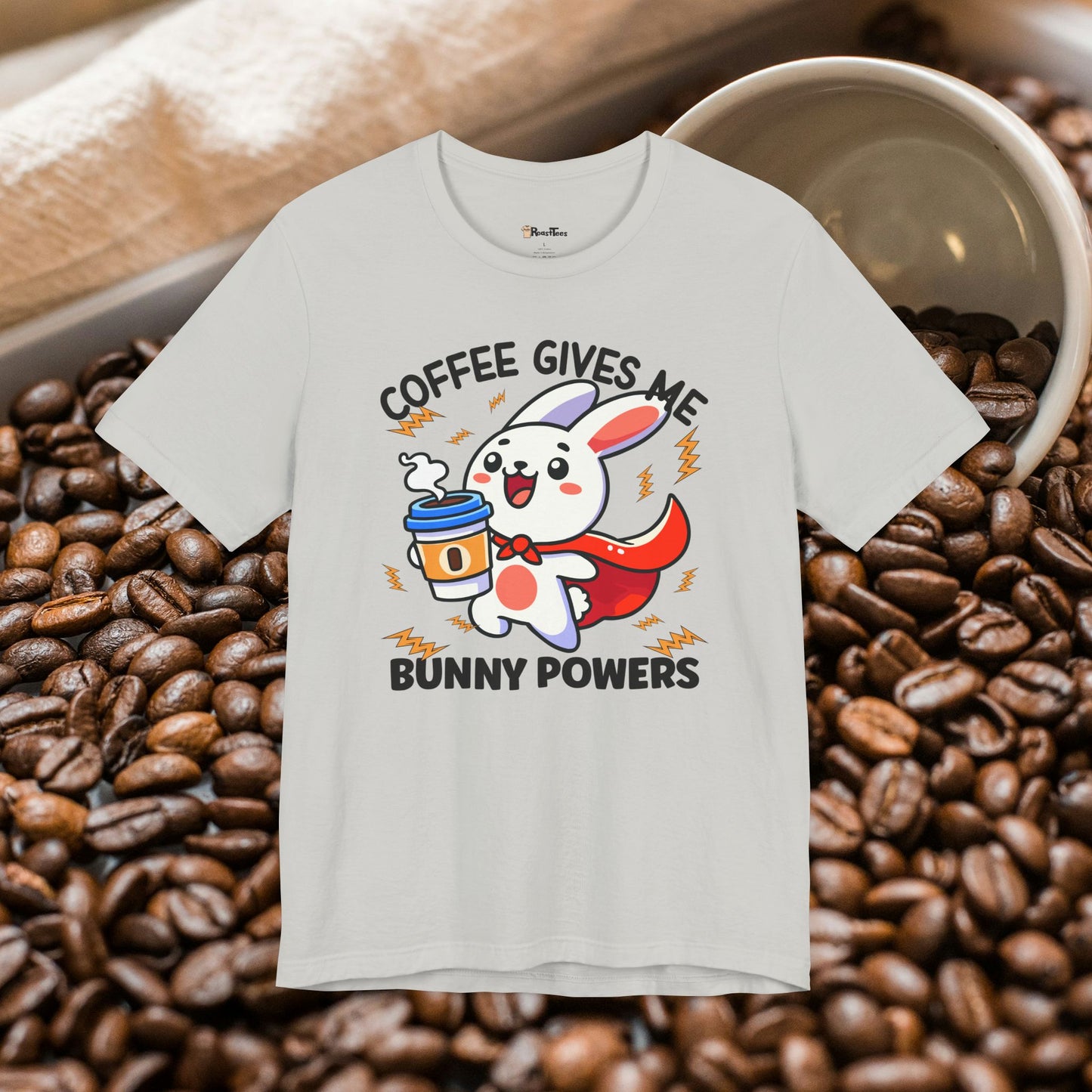 Coffee Gives Me Bunny Powers T-Shirt