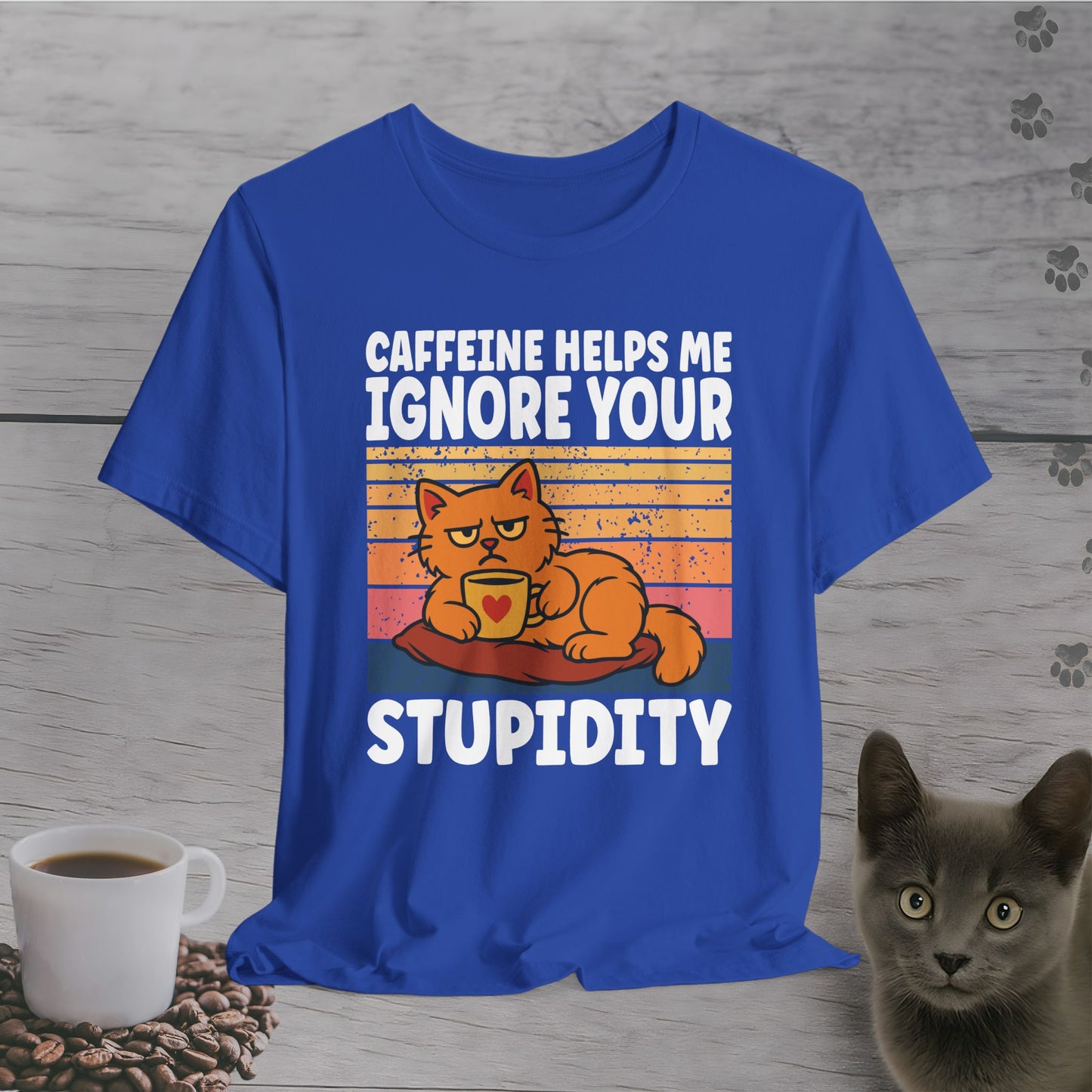 Sarcastic Judgment Cat T-Shirt