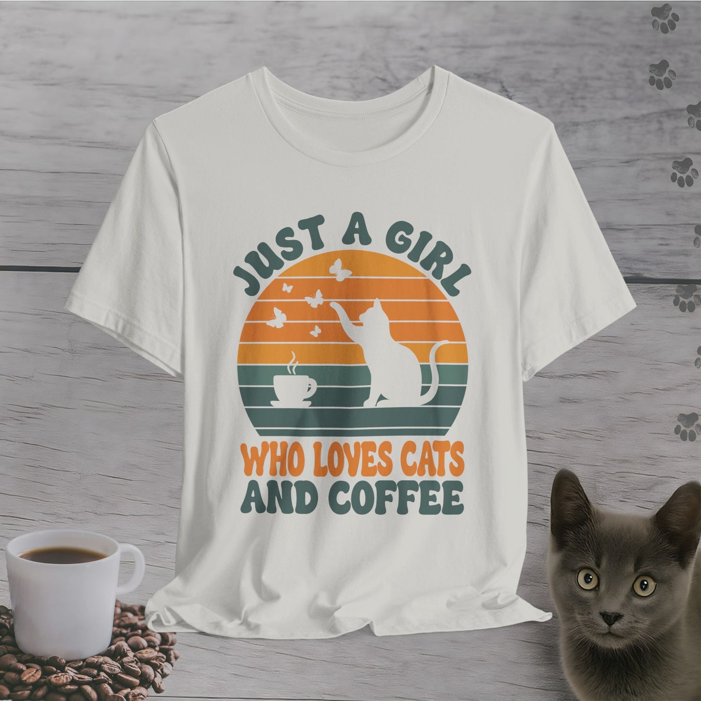 Coffee and Cats Forever T-Shirt