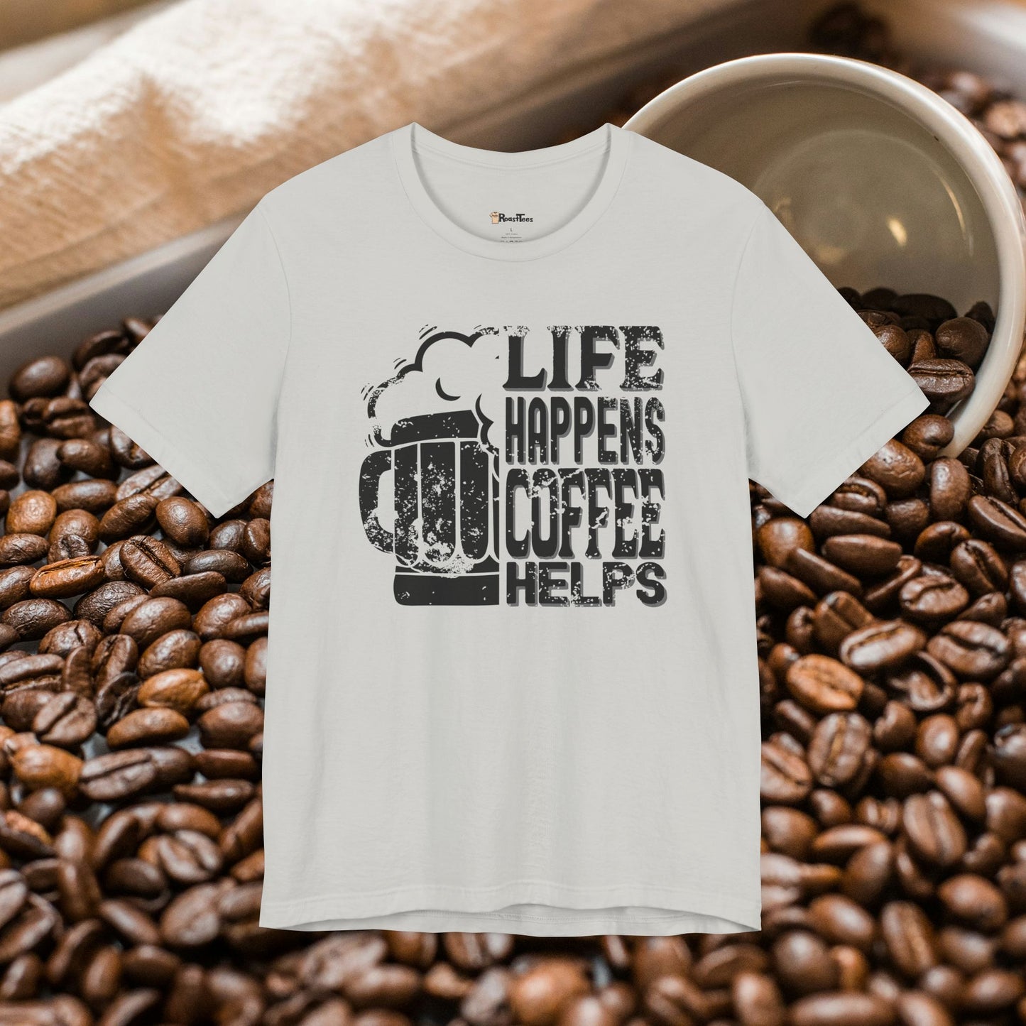 Ironic Coffee Helps T-Shirt