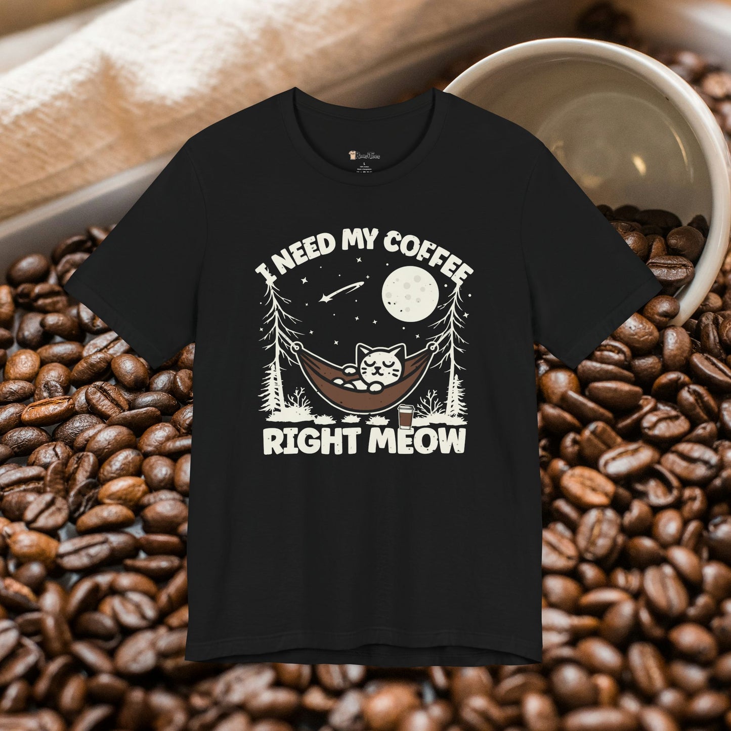 I Need My Coffee Right Meow T-Shirt