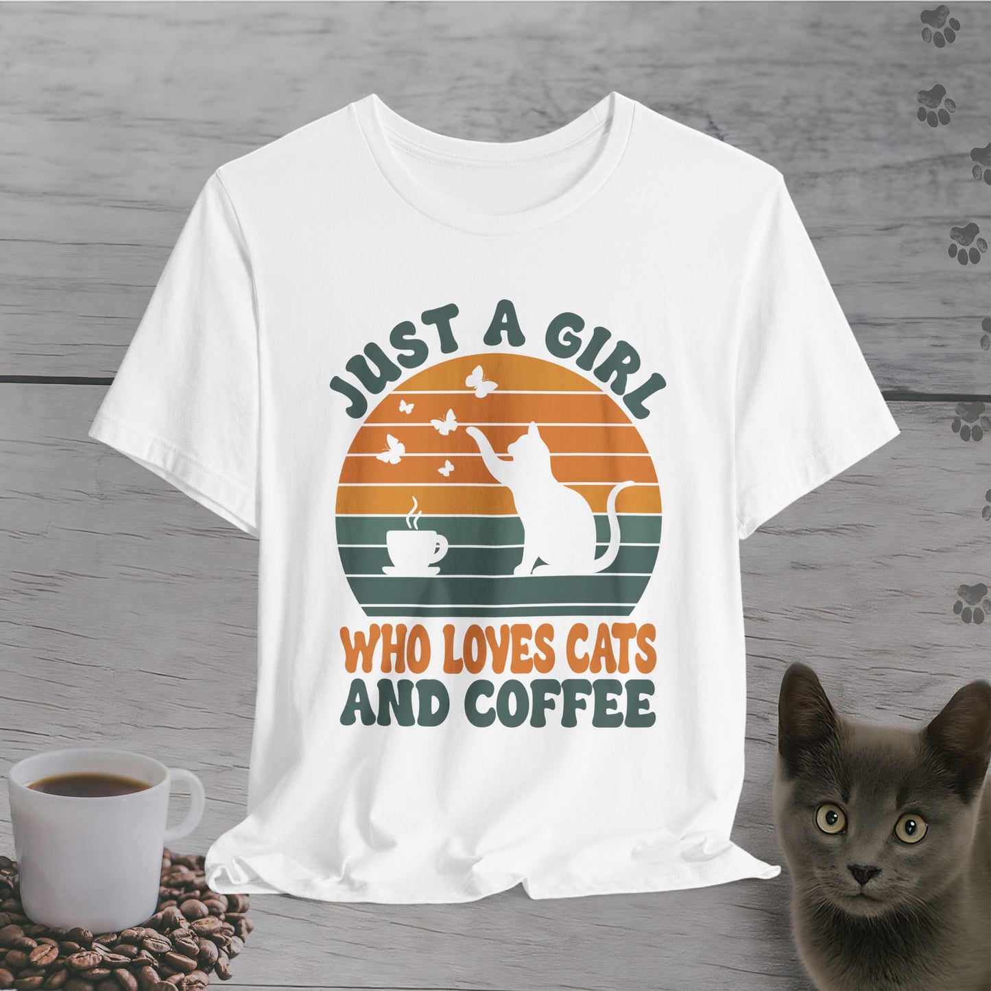 Coffee and Cats Forever T-Shirt