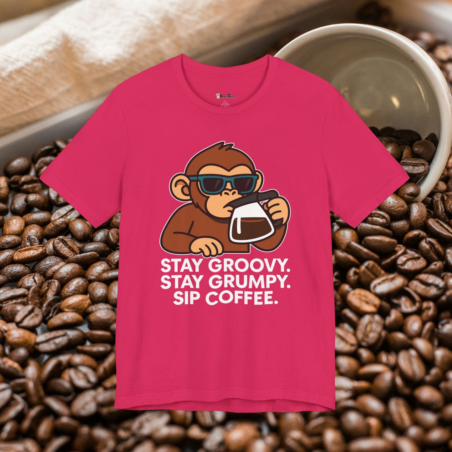 Groovy and Grumpy Coffee T-Shirt