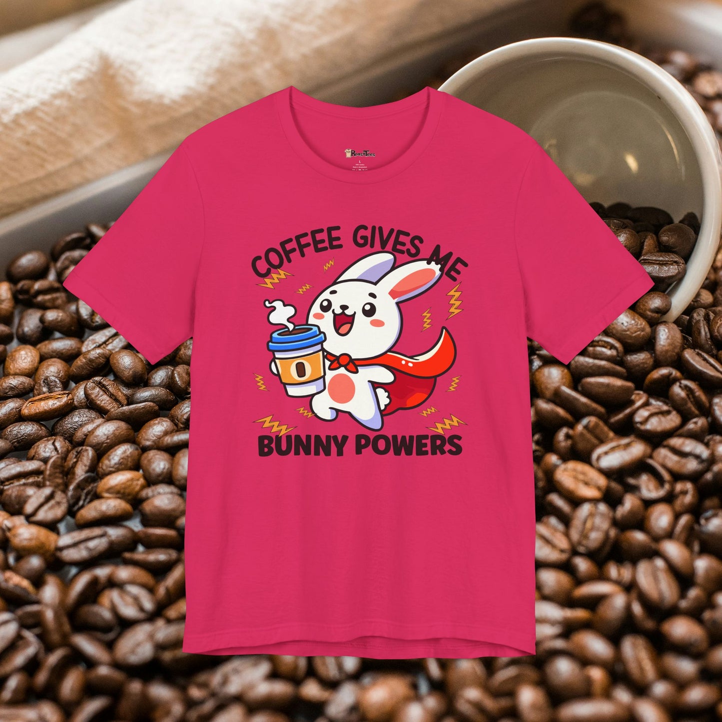 Coffee Gives Me Bunny Powers T-Shirt