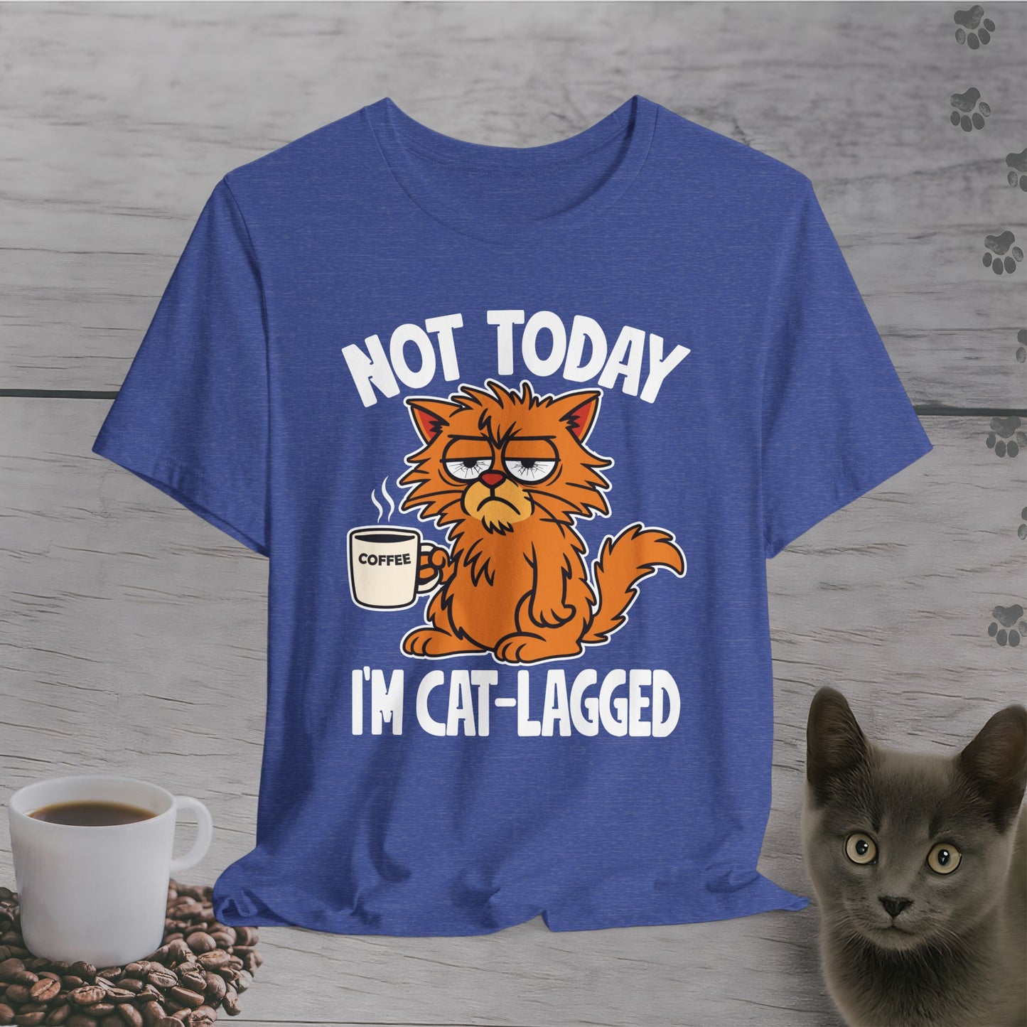 Not Today I'm Cat-Lagged T-Shirt