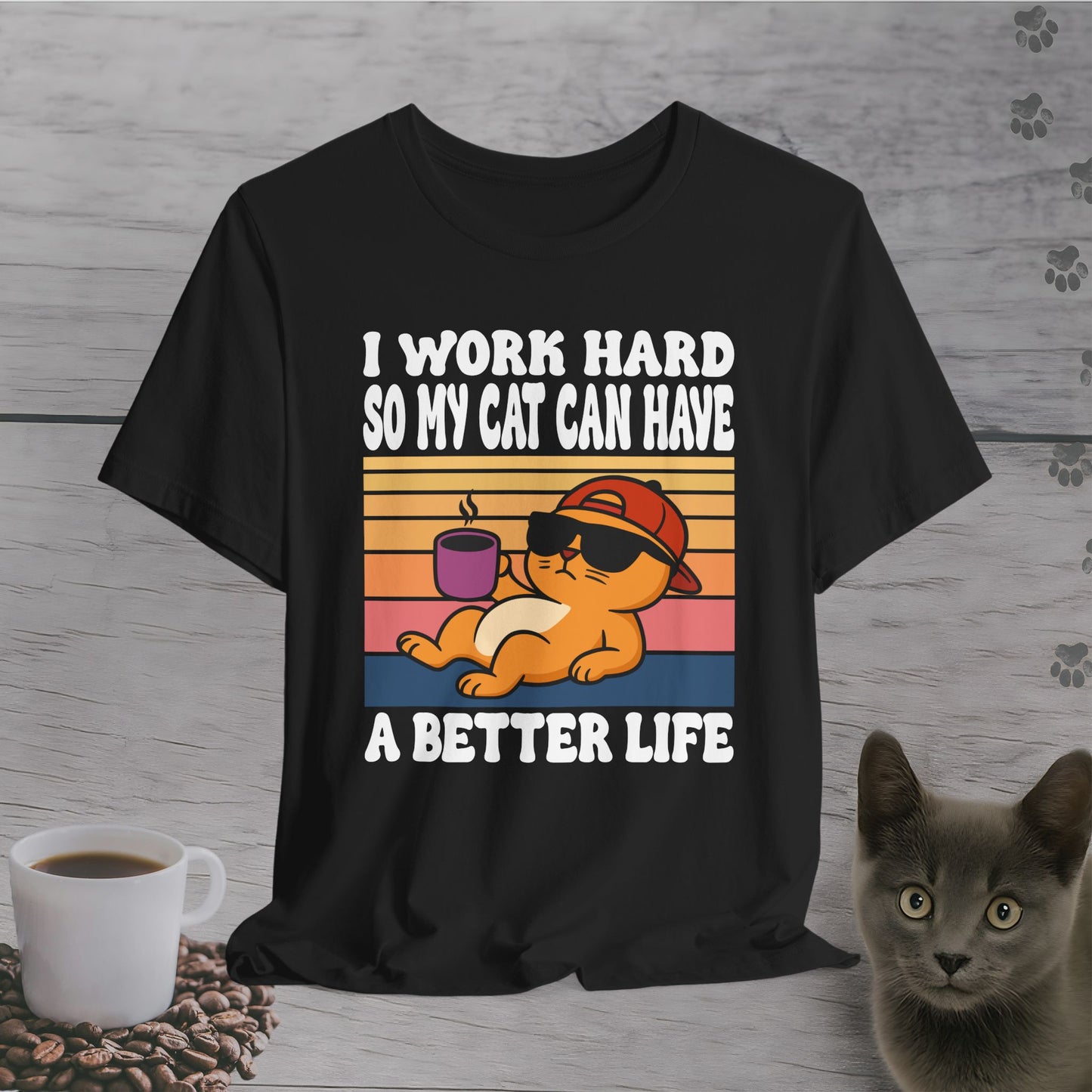 Working for the Cat T-Shirt