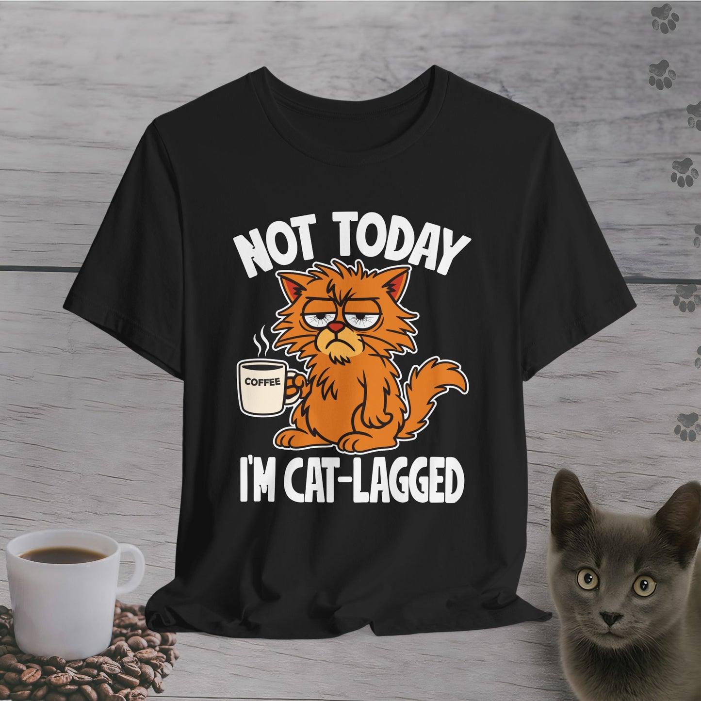 Not Today I'm Cat-Lagged T-Shirt