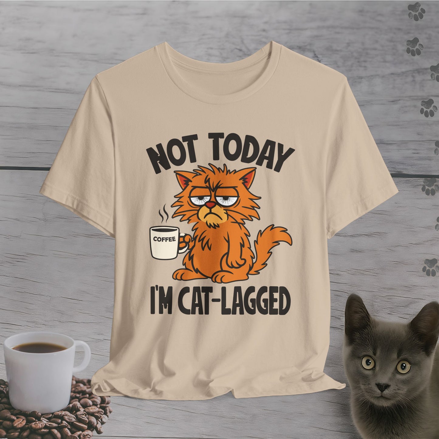 Not Today I'm Cat-Lagged T-Shirt