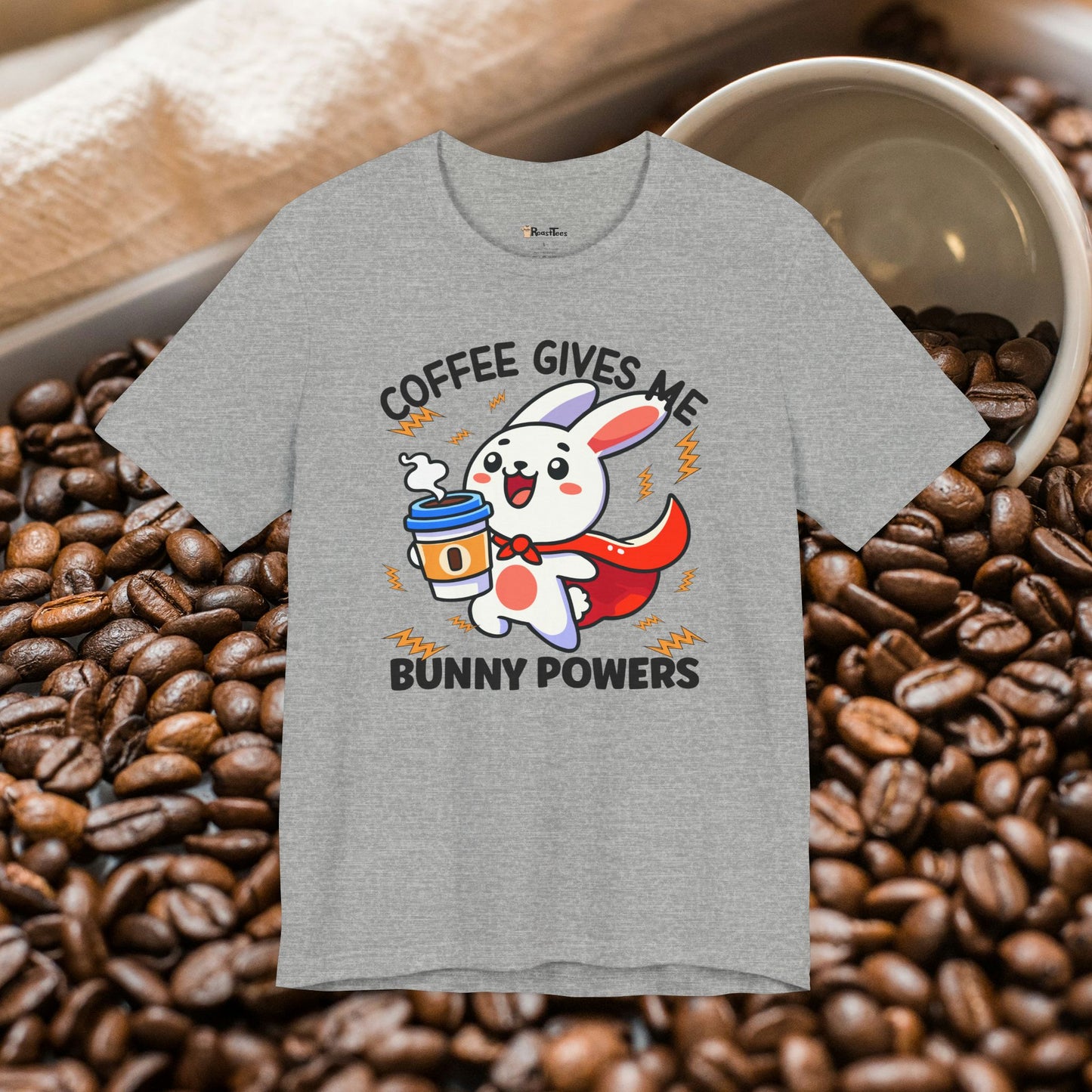 Coffee Gives Me Bunny Powers T-Shirt