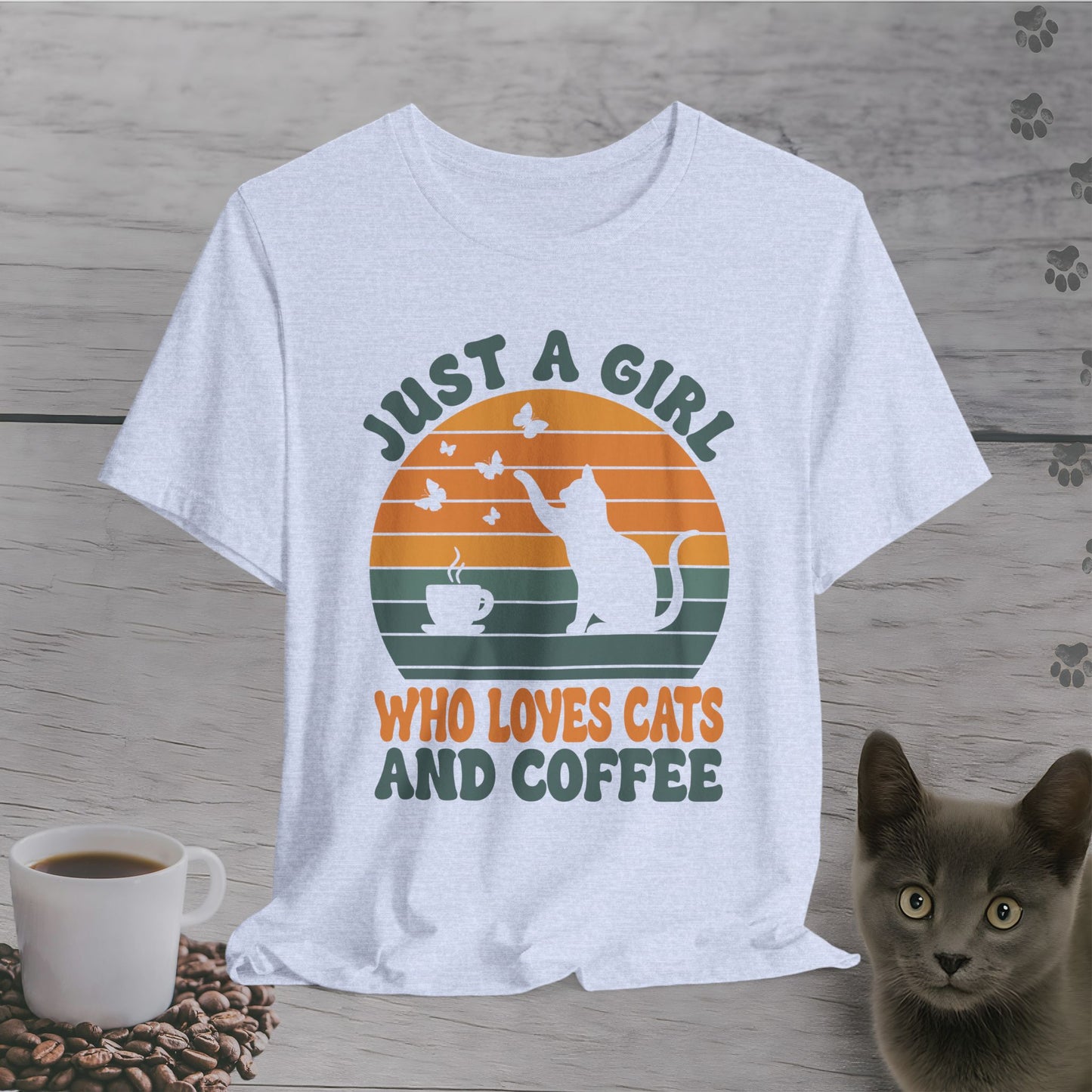Coffee and Cats Forever T-Shirt