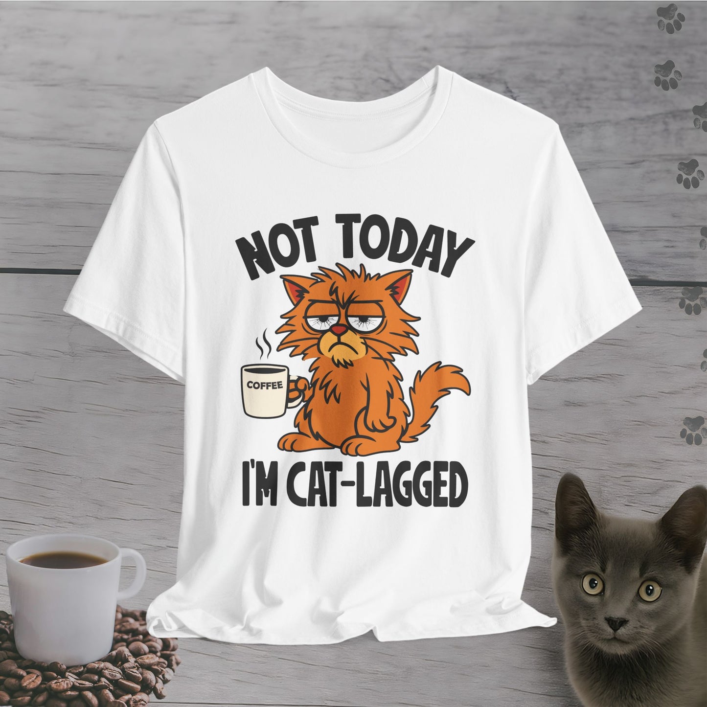 Not Today I'm Cat-Lagged T-Shirt