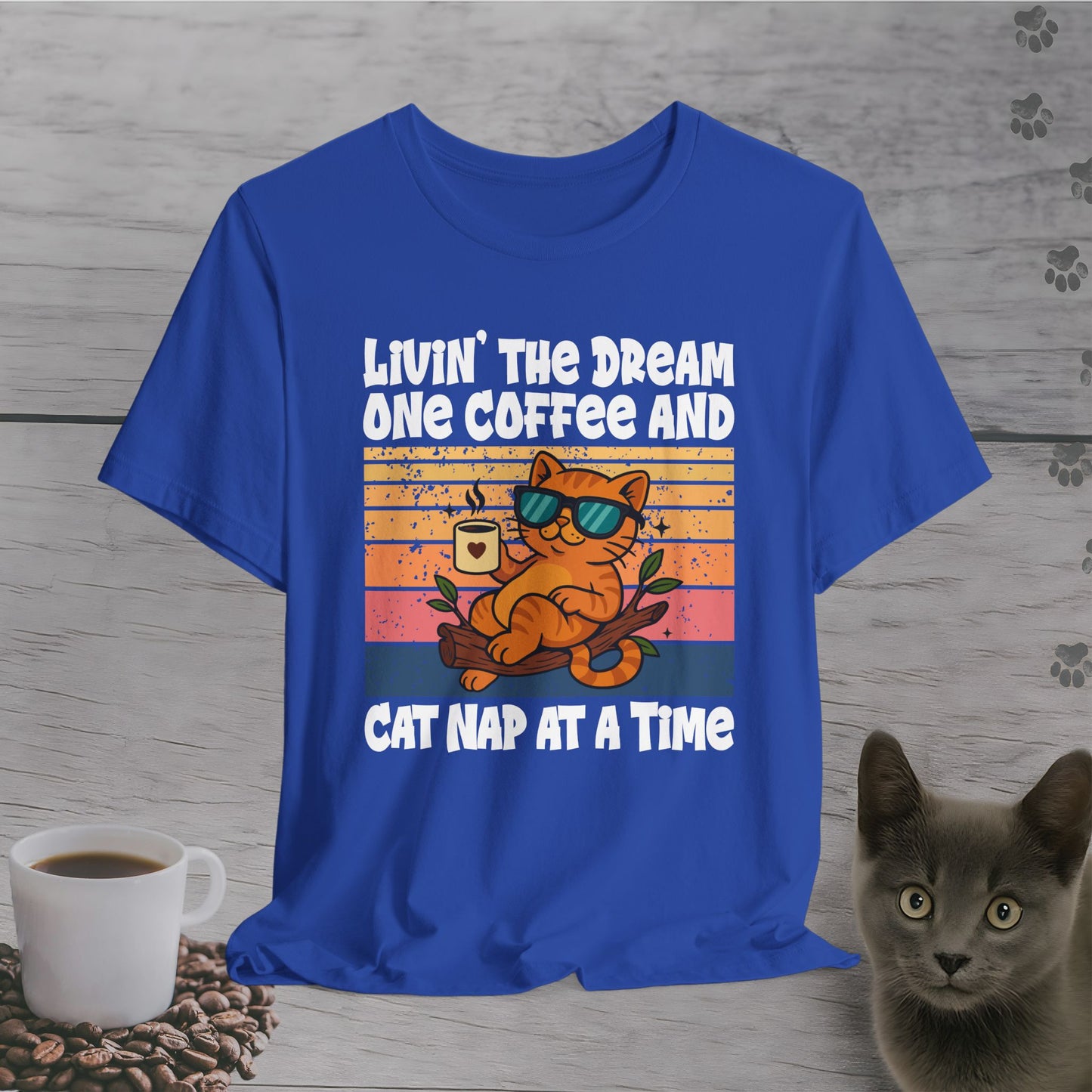 Sip Nap Cat Repeat T-Shirt