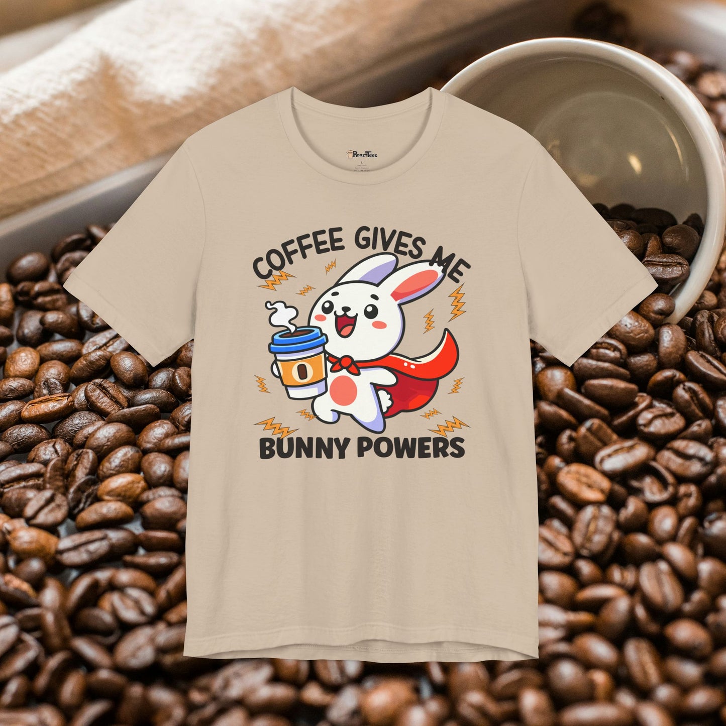 Coffee Gives Me Bunny Powers T-Shirt