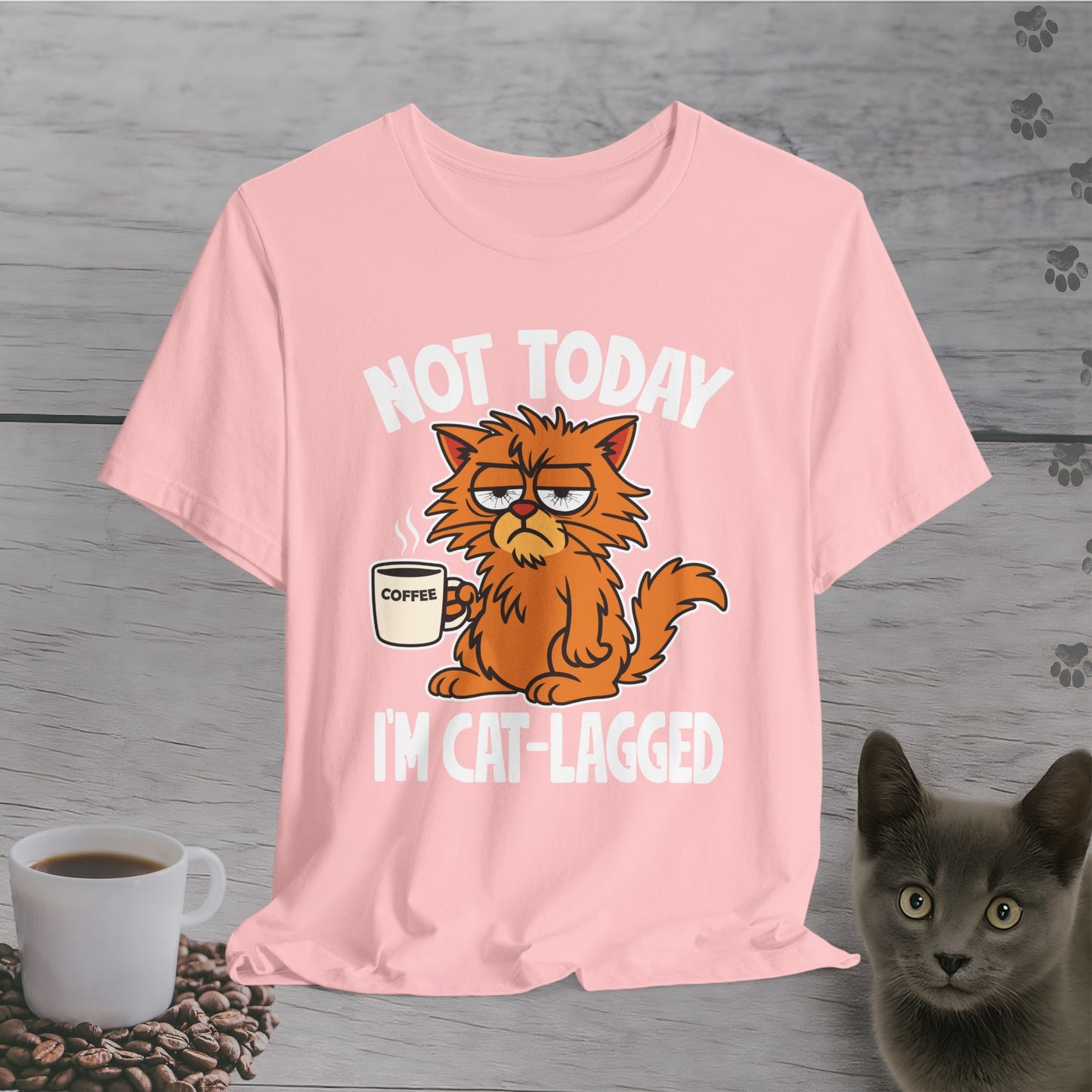Not Today I'm Cat-Lagged T-Shirt